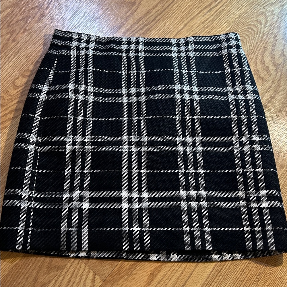 J. Crew Black Skirt with Textured Detail